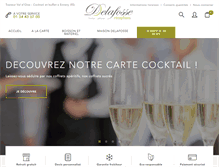 Tablet Screenshot of delafosse-receptions.fr